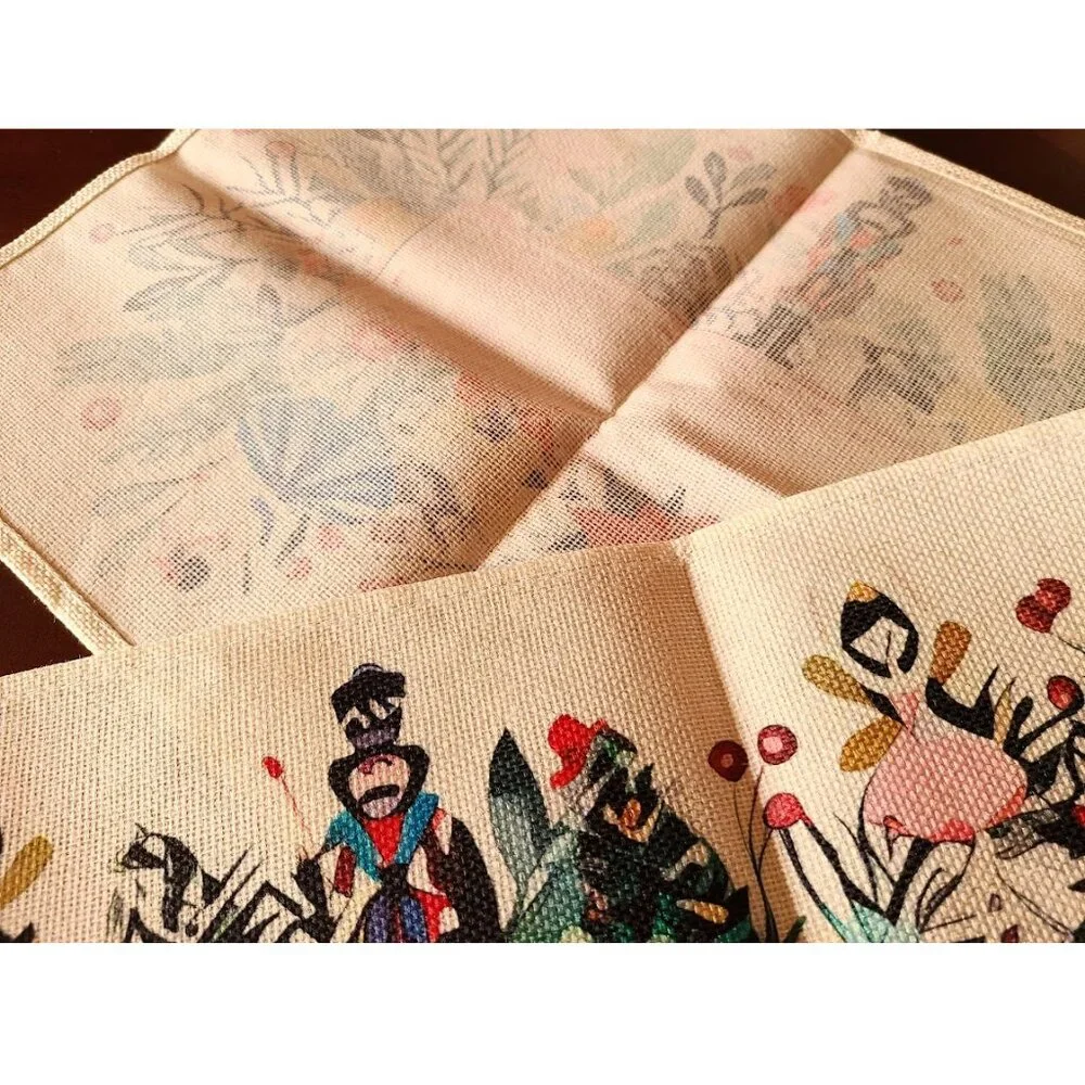 Nutcracker Table Runner Halloween Decor Decorative Cloth Holiday Decoration 72